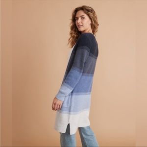 Blue gradient cardigan
